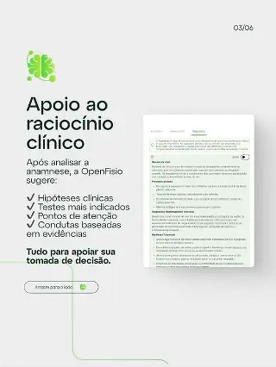 Slide 3 de 6 sobre a OpenFisio